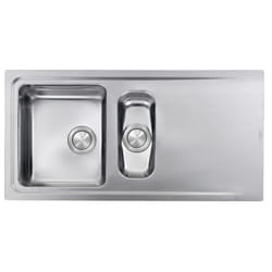 CM evoluzione 100 x 50 2V Lavello ad incasso Rettangolare Acciaio inox