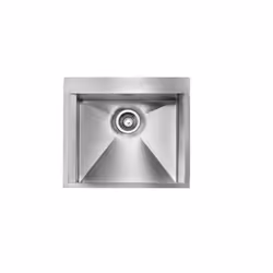 CM focus mix 57 x 50, Lavello ad incasso, Rettangolare, Acciaio inox, Acciaio inox, 1 ciotole, Rettangolare