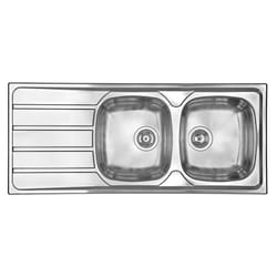 CM universal 116 x 50 2V Lavello ad incasso Rettangolare Acciaio inox