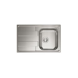 015721DCSSP Serie Levante 3'' Lavello da incasso Gocciolatoio a Sinistra 1 Vasca 79X50 - CM