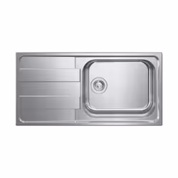 Codice: 015726DCSSP Marca: CM. CM 015726DCSSP Serie IX Levante 3'' Lavello Inox satinato da incasso Gocciolatoio a Sinistra 1 ...