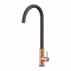 Miscelatore "ACQUAMIX" 9242, con canna girevole, ghiera Ø mm50, FINITURA PVD: BLACK-COPPER BRONZE