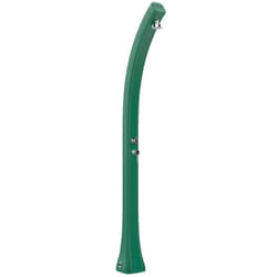 Doccia Solare In Polietilene Happy Beach 28 Litri Con Pulsante Temporizzato E Miscelatore Colore Verde Scuro Cv-F560/6016