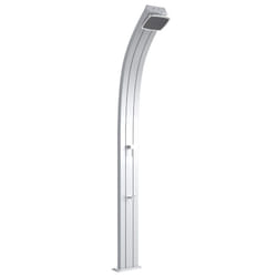 Doccia Solare da Esterno Giardino 30L Miscelatore e Lavapiedi Arkema Spring Inox Paint