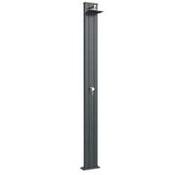 Doccia Solare In Alluminio Spring S 30 Litri Con Miscelatore Colore Antracite Cv-A200/7016