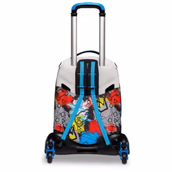 Seven 20C202314-208 zaino Zaino scolastico Multicolore Poliestere - Vista aggiuntiva 5