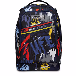 Seven 200102335-550 zaino Zaino scolastico Multicolore Poliestere - Vista aggiuntiva 8