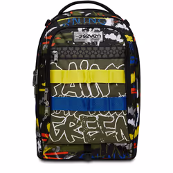 Seven 200102360-657 zaino Zaino scolastico Multicolore Poliestere - Vista aggiuntiva 8