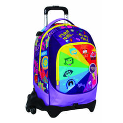 Seven 8055714309217 zaino Zaino scolastico Multicolore Poliestere