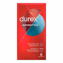 Durex Supersottile Vestibilità Aderente sono ideali per chi cerca sensazioni intense e naturali. La loro composizione garanti ...