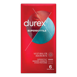 Durex Supersottile Vestibilità Aderente 6 Profilattici