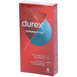 Durex Supersottile Vestibilità Aderente 6 Profilattici