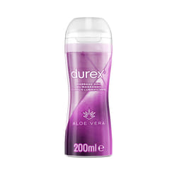 Durex Massage 2 in 1 Gel Lubrificante con Aloe Vera da 200ml