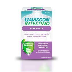 Gaviscon Intestino Stitichezza e Disturbi Intestinali 30 Capsule