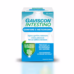 Gaviscon Intestino Gonfiore e Meteorismo è un dispositivo medico che allevia gonfiore e distensione addominale. La tecnologia ...