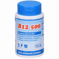 B12 500 Cianocobalamina Integratore Ricostituente 100 Capsule Vegetali