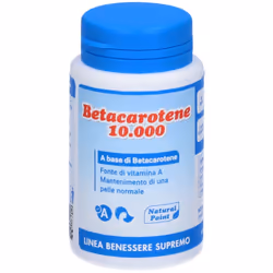 Betacarotene 10000 Integratore di Vitamina A 80 Perle