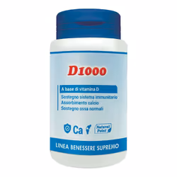 Natural Point Vitamina D1000 è un integratore a base di Vitamina D che contribuisce al benessere del nostro organismo.