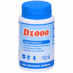Natural Point Vitamina D1000 Integratore 70 Capsule