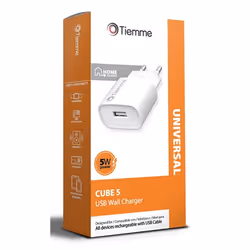 Tiemme 3637W Caricabatterie per dispositivi mobili Universale Bianco AC Interno - Vista aggiuntiva 5