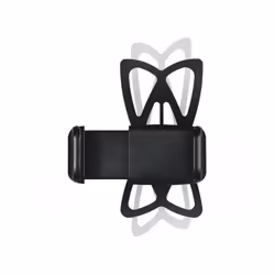 Supporto smartphone Fissaggio tubolare mm 25/32 Orientabile Sostegno meccanico alette laterali Larghezza smartphone mm 50/94 ...