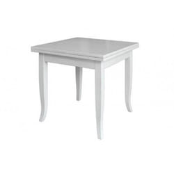 Tavolo quadrato allungabile Verona 90x90 colore bianco