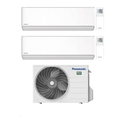 Panasonic - Climatizzatore Condizionatore Dual Split Inverter Serie Etherea White 9+9 con CU-2Z50TBE R-32 Wi-Fi Integrato 9000+9000 Bianco