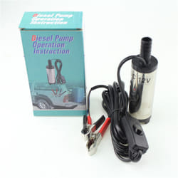 OX - micro pompa ø51mm 12v travaso olio gasolio acqua auto diesel elettrica