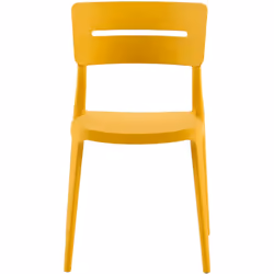 Descrizione Tecnica: Tipologia: Sedia impilabile, adatta sia per interni che per esterni. Ideale per cucine, sale da pranzo,  ...