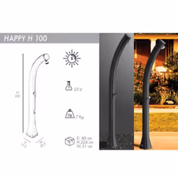 Doccia Solare In Resina Happy Rosso Cv-H100/3027