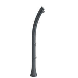 Doccia Solare In Resina Happy Con Lavapiedi Colore Antracite Cv-H120/7016