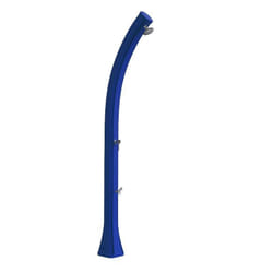 Doccia Solare In Resina Happy Con Lavapiedi Colore Blu Cv-H120/5002