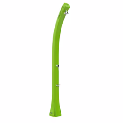 Doccia Solare In Polietilene Happy Five 24 Litri Con Lavapiedi Colore Verde Chiaro Cv-F520/6018