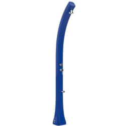 Doccia Solare In Polietilene Happy Beach 28 Litri Con Miscelatore, Lavapiedi E Pulsante Temporizzato Colore Blu Cv-F530/5002