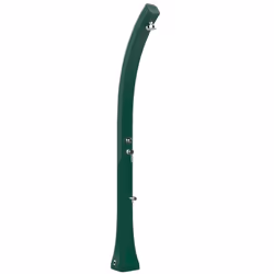 Doccia Solare In Polietilene Happy Beach 28 Litri Con Miscelatore, Lavapiedi E Pulsante Temporizzato Colore Verde Scuro Cv-F5 ...