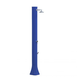 Doccia Solare In Polietilene Big Happy Five 40 Litri Con Lavapiedi Colore Blu Cv-F620/5003