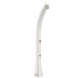 Doccia Solare In Polietilene Happy Xl Con Lavapiedi Colore Bianca Cv-H420/9003