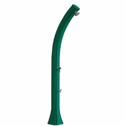 Doccia Solare In Polietilene Happy Xl Con Lavapiedi Colore Verde Scuro Cv-H420/6016
