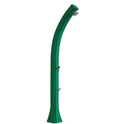 Doccia Solare In Polietilene Happy Xl Con Lavapiedi Colore Verde Scuro Cv-H420/6016