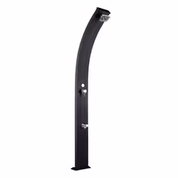 Doccia Solare Spring In Alluminio 30 Litri Con Lavapiedi Colore Antracite Cv-A120/7016