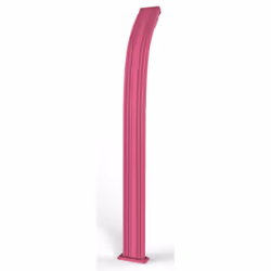 Doccia Solare da Esterno Giardino 30L Miscelatore e Lavapiedi Arkema Spring Fuxia