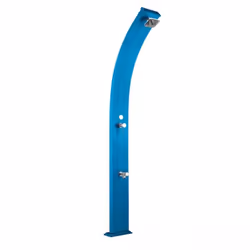 Doccia Solare Spring In Alluminio 30 Litri Con Lavapiedi Colore Blu Cv-A120/5012