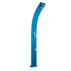 Doccia Solare Spring In Alluminio 30 Litri Con Lavapiedi Colore Blu Cv-A120/5012