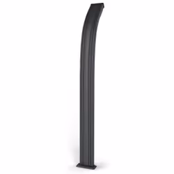 Doccia Solare da Esterno Giardino 30L Miscelatore e Lavapiedi Arkema Spring Fascia Inox Grigio Antr - Vista aggiuntiva 3