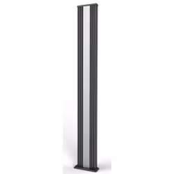 Doccia Solare da Giardino 40L Miscelatore e Lavapiedi Arkema Dada S Grigio Antracite Inox - Vista aggiuntiva 3