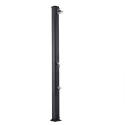 Doccia Tradizionale In Alluminio Jolly S Con Miscelatore E Lavapiedi Colore Antracite Cv-A625/7016