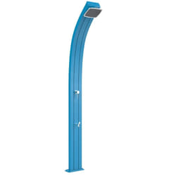 Doccia Tradizionale In Alluminio Spring Con Miscelatore E Lavapiedi Colore Blu Cv-A125/5012