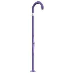 Doccia Tradizionale In Polietilene Funny Yin Con Miscelatore Colore Viola Cv-T105/4005