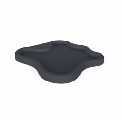 Piatto Doccia In Polietilene Modello Lake 107 X 103 Cm Colore Antracite Cv-D108/7016