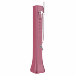 Doccia Solare Bassa Happy Go 23Lt In Polietilene Con Rubinetto E Doccetta Mobile Colore Fuxia Cv-Hg180/4003